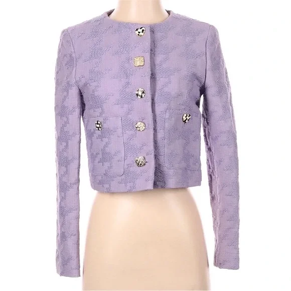 Mango Houndstooth Blazer - Picture 1 of 6